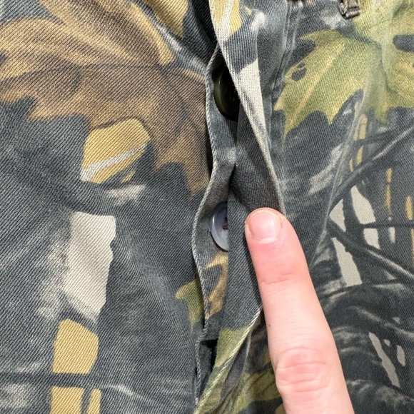 Custom Harley-Davidson Men’s Camo Graphic Work Pants - Green/Brown one of one - Picture 8 of 9